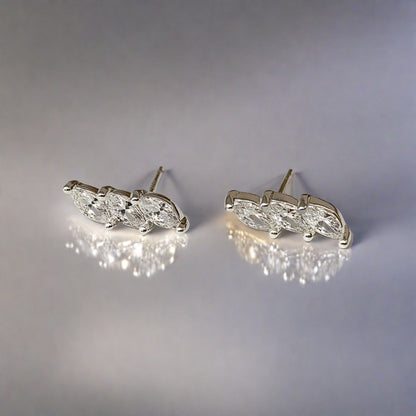 Marquise Zircon Minimalist Elegant Design for Women Delicate Ear Jewelry Unique Style