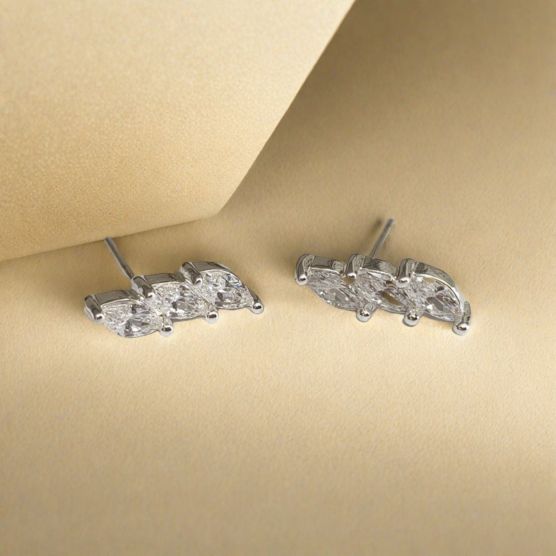 Marquise Zircon Minimalist Elegant Design for Women Delicate Ear Jewelry Unique Style
