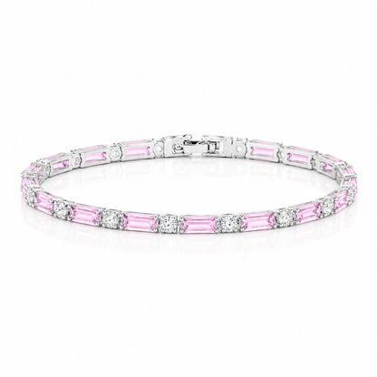 Hip Hop Tennis Zircon Chain Bracelet for Men and Women, Simple Fashion Jewelry