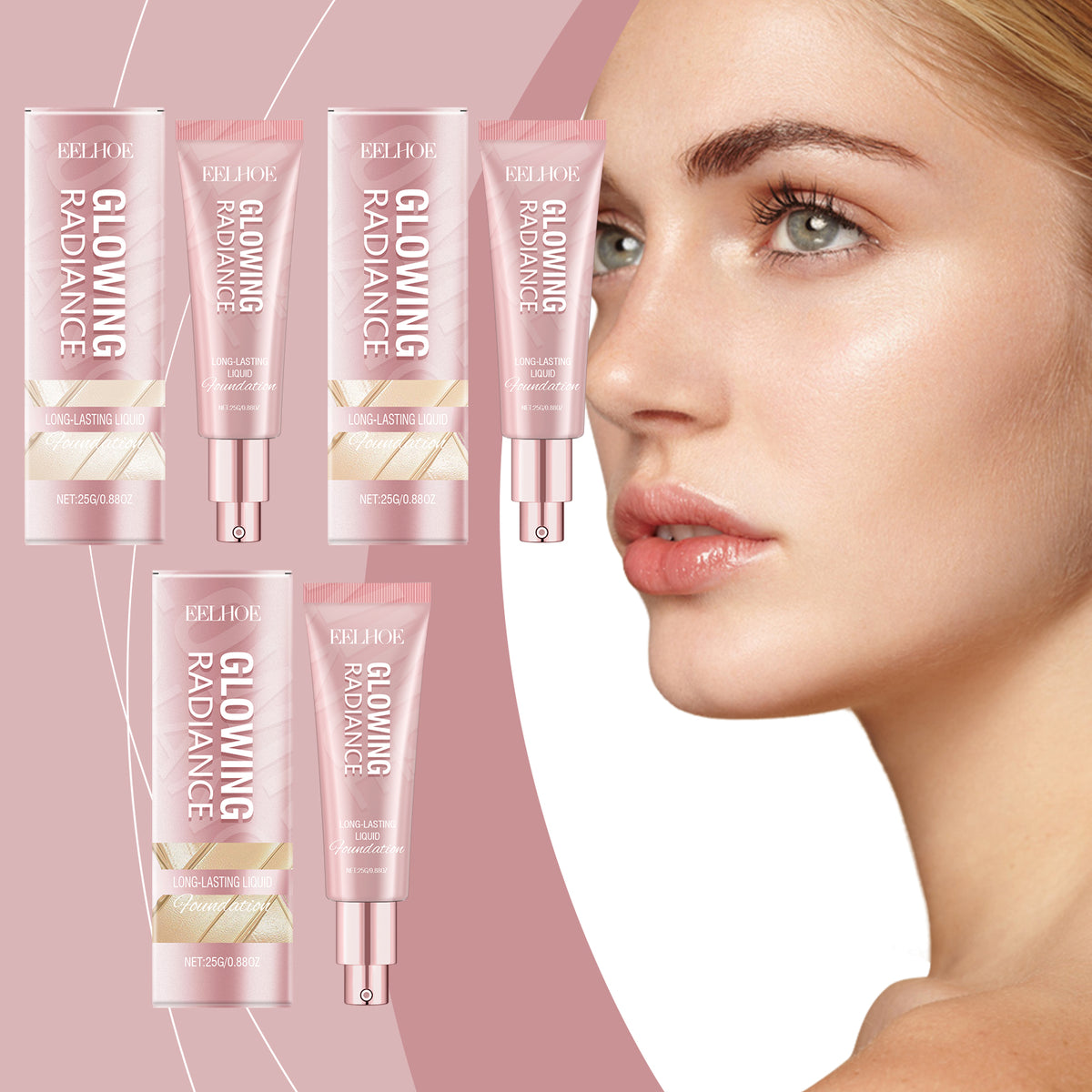 EELHOE Light Moisturizing And Moisturizing Light Moisturizing Liquid Foundation