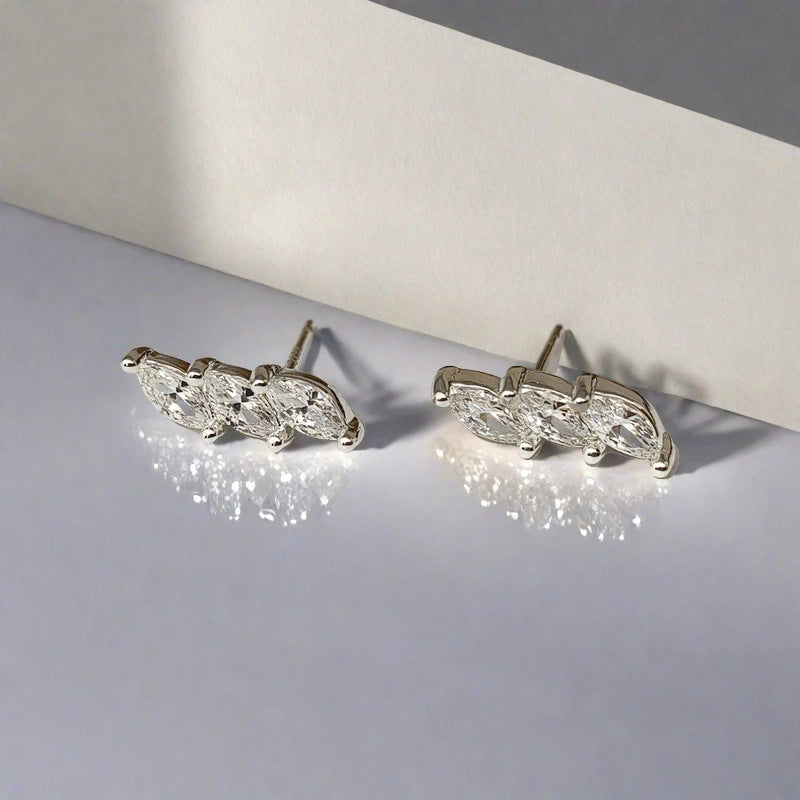 Marquise Zircon Minimalist Elegant Design for Women Delicate Ear Jewelry Unique Style