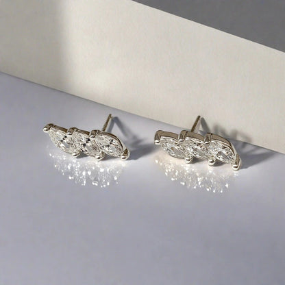 Marquise Zircon Minimalist Elegant Design for Women Delicate Ear Jewelry Unique Style