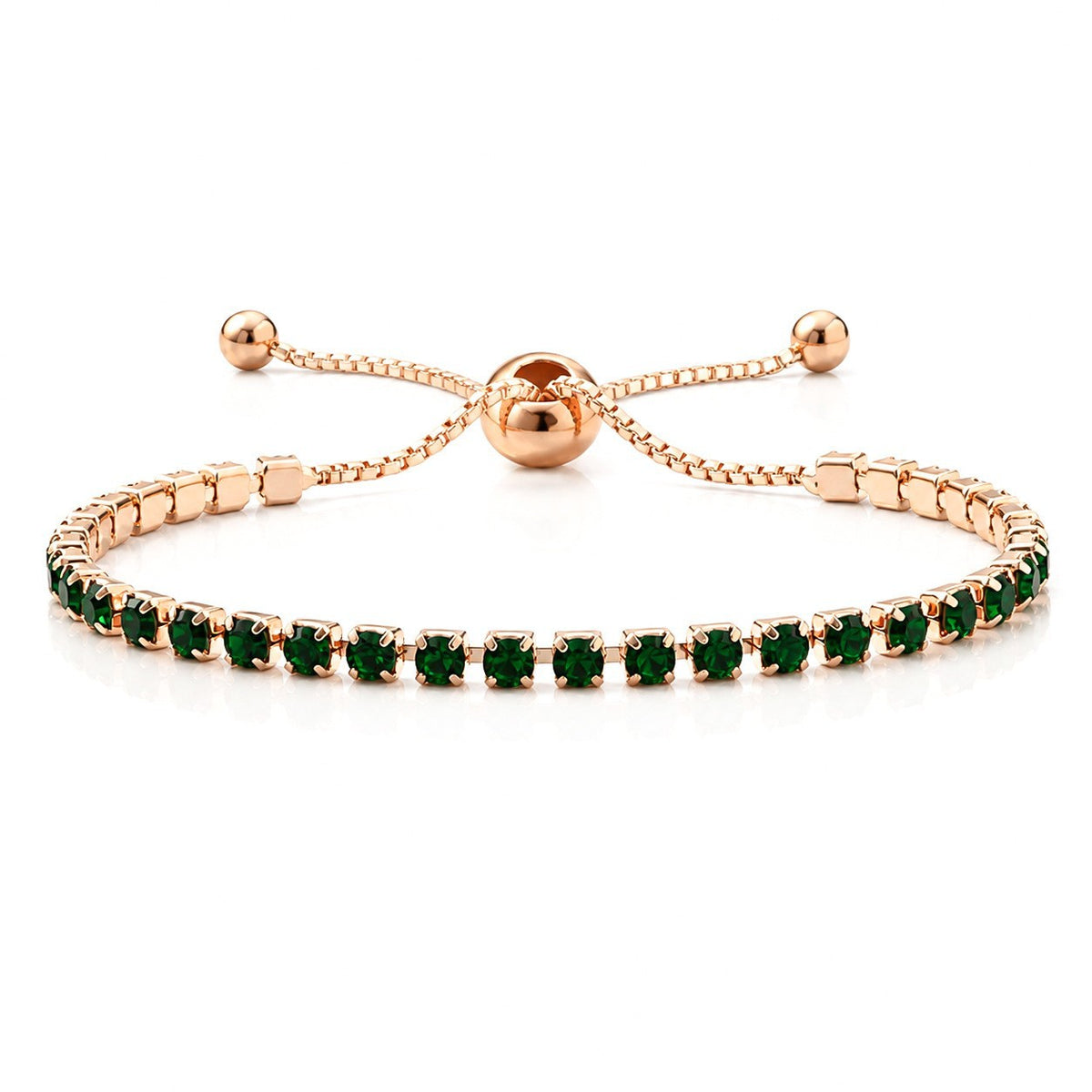 Hip Hop Tennis Zircon Chain Bracelet for Men and Women, Simple Fashion Jewelry