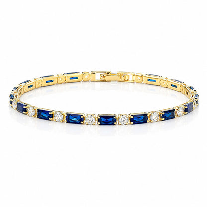 Hip Hop Tennis Zircon Chain Bracelet for Men and Women, Simple Fashion Jewelry