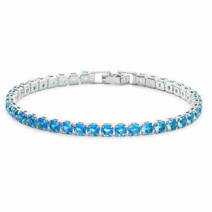 Hip Hop Tennis Zircon Chain Bracelet for Men and Women, Simple Fashion Jewelry