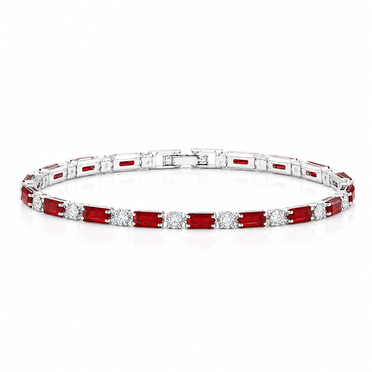 Hip Hop Tennis Zircon Chain Bracelet for Men and Women, Simple Fashion Jewelry