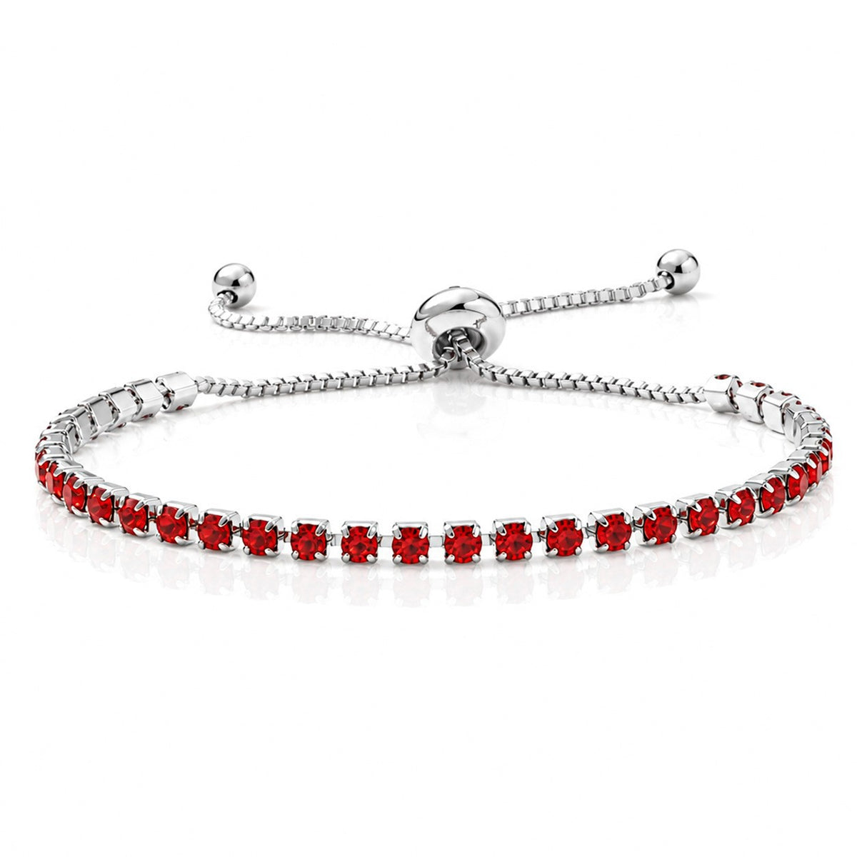 Hip Hop Tennis Zircon Chain Bracelet for Men and Women, Simple Fashion Jewelry