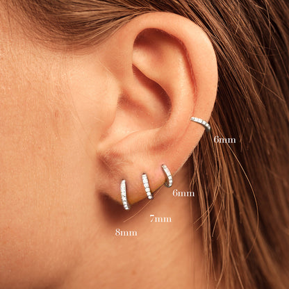 S925 Sterling Silver Circle Earrings with Turquoise and Diamond Inlay 18K Gold Plated Stud Earrings Jewelry
